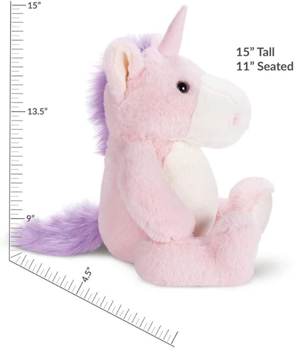 Vermont Teddy Bear Unicorn Stuffed Animals - Unicorn Plush, Cuddle Chunk, 15 Inch - Image 3